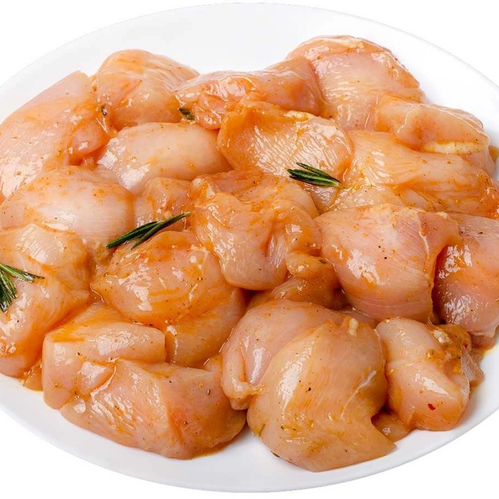 Шашлык из куриной грудки без кости
