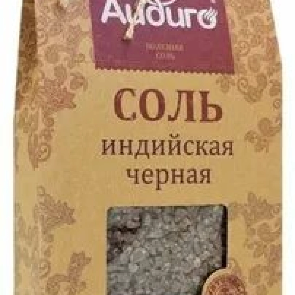 Соль индийская черная, Айдиго, 500 г