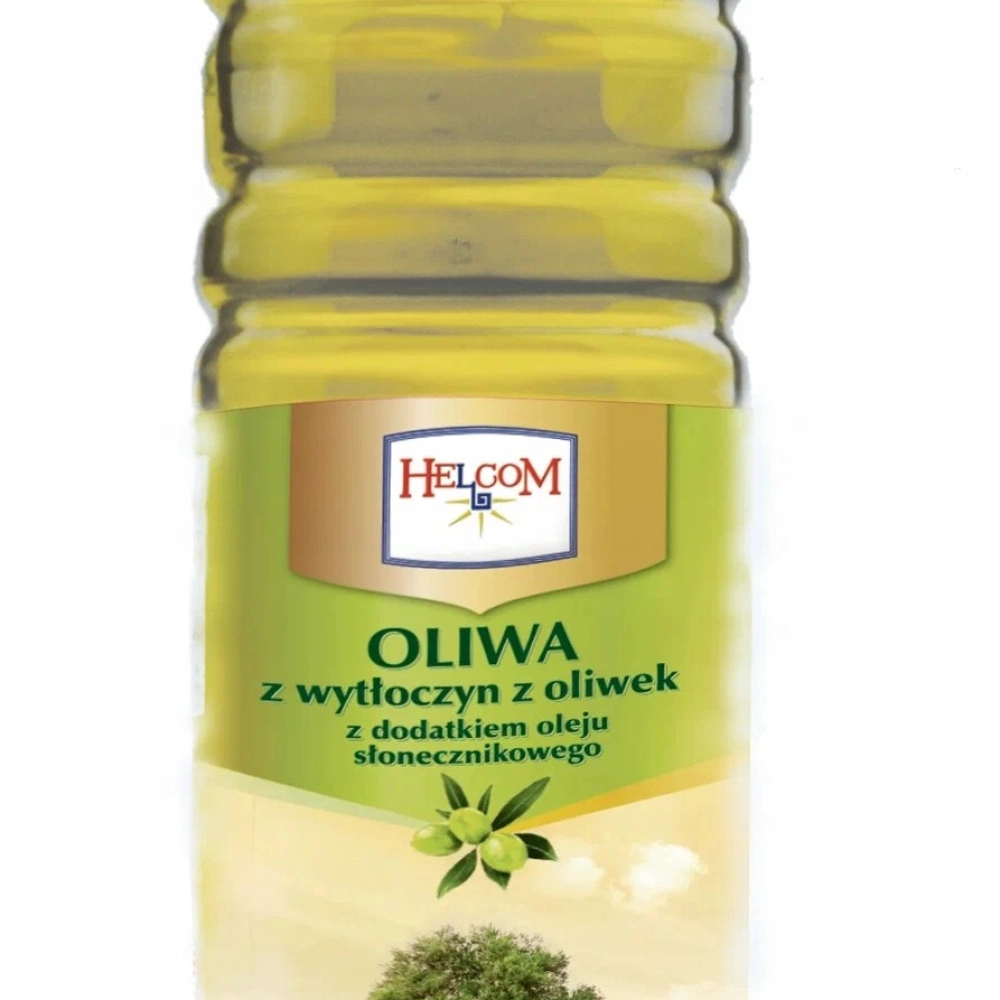 Масло оливковое первый отжим Хелком 1л.ПЭТ