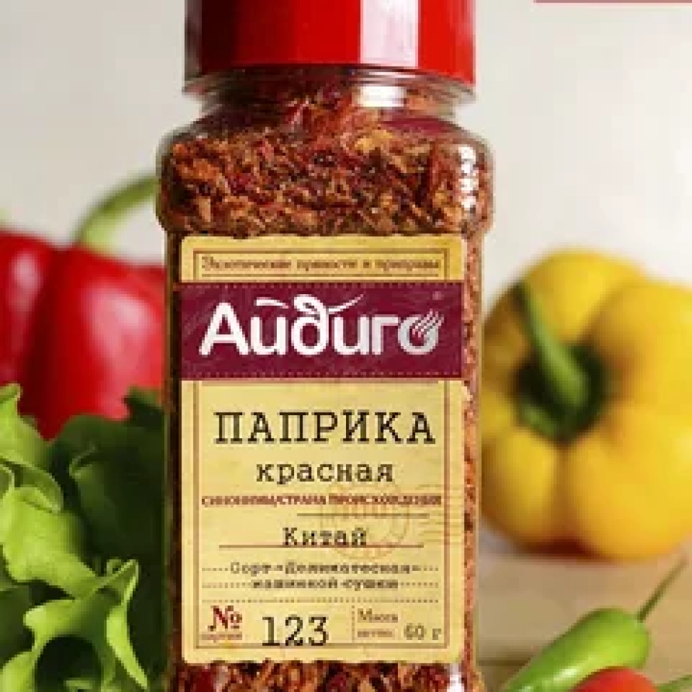 Паприка красная №123,Айдиго 60г