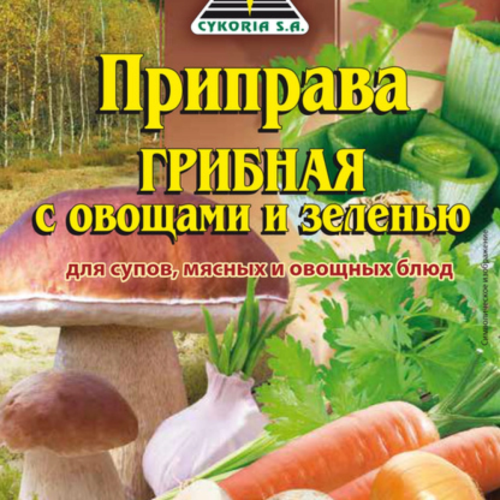 Приправа грибная с овощами и зеленью ЦИКОРИЯ 25гр