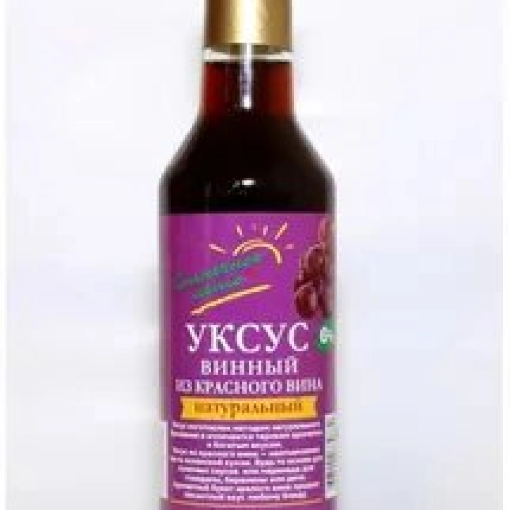 Уксус Винный 6% Красный Солнечное Лето 250мл