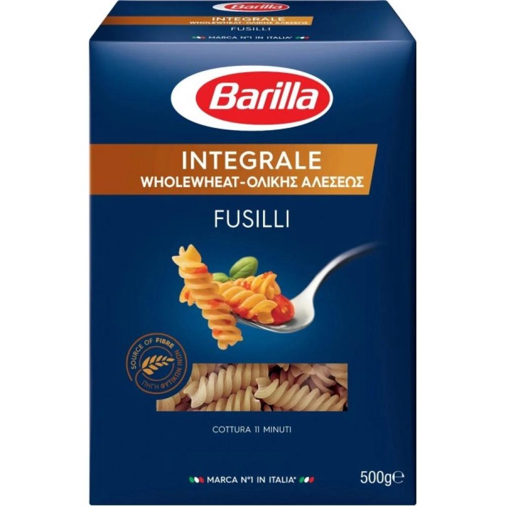Макаронные изделия Barilla Fusilli Integrale цельнозерновые 500г