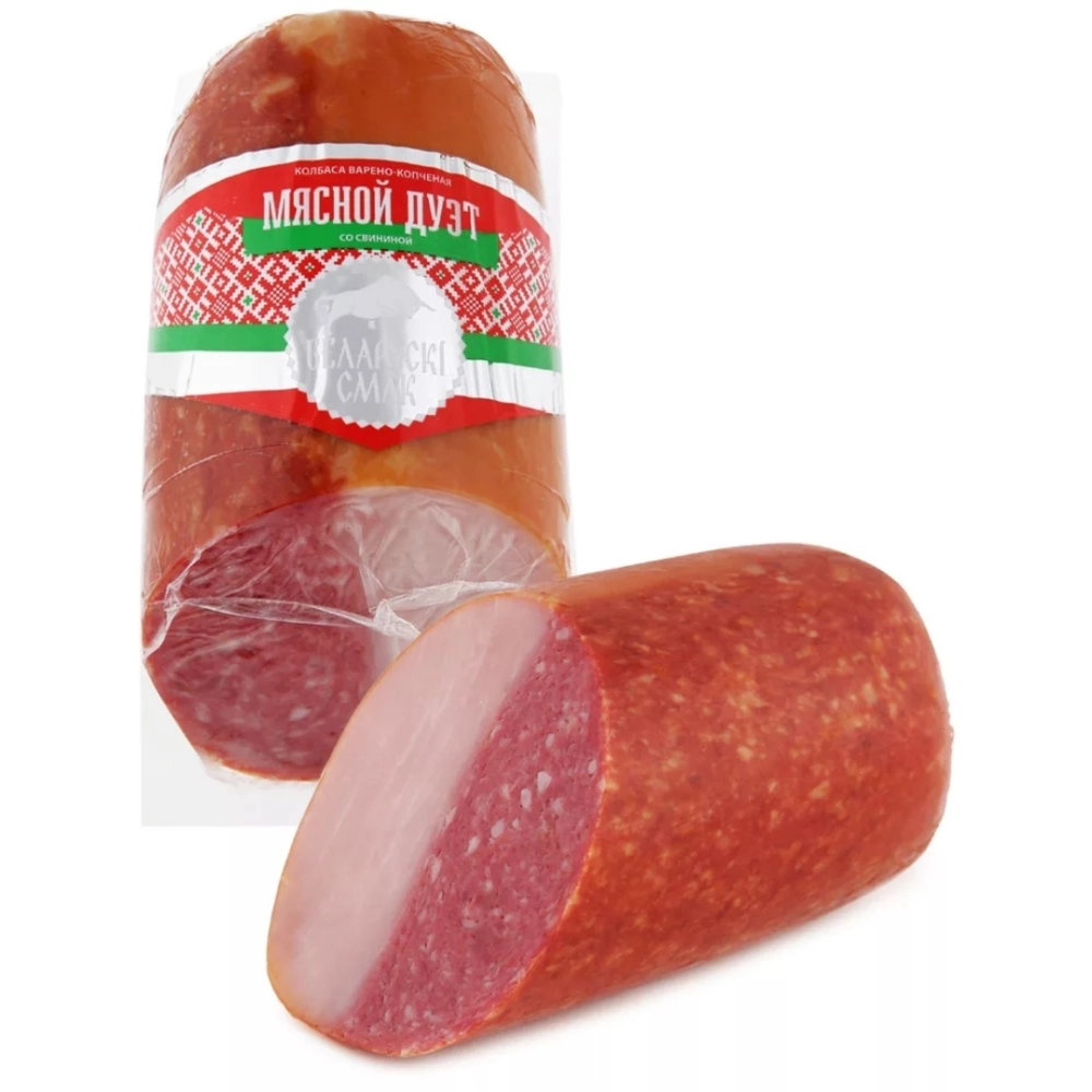 Колбаса Мясной Дуэт в/к в/у 1,5кг Беларуский Смак