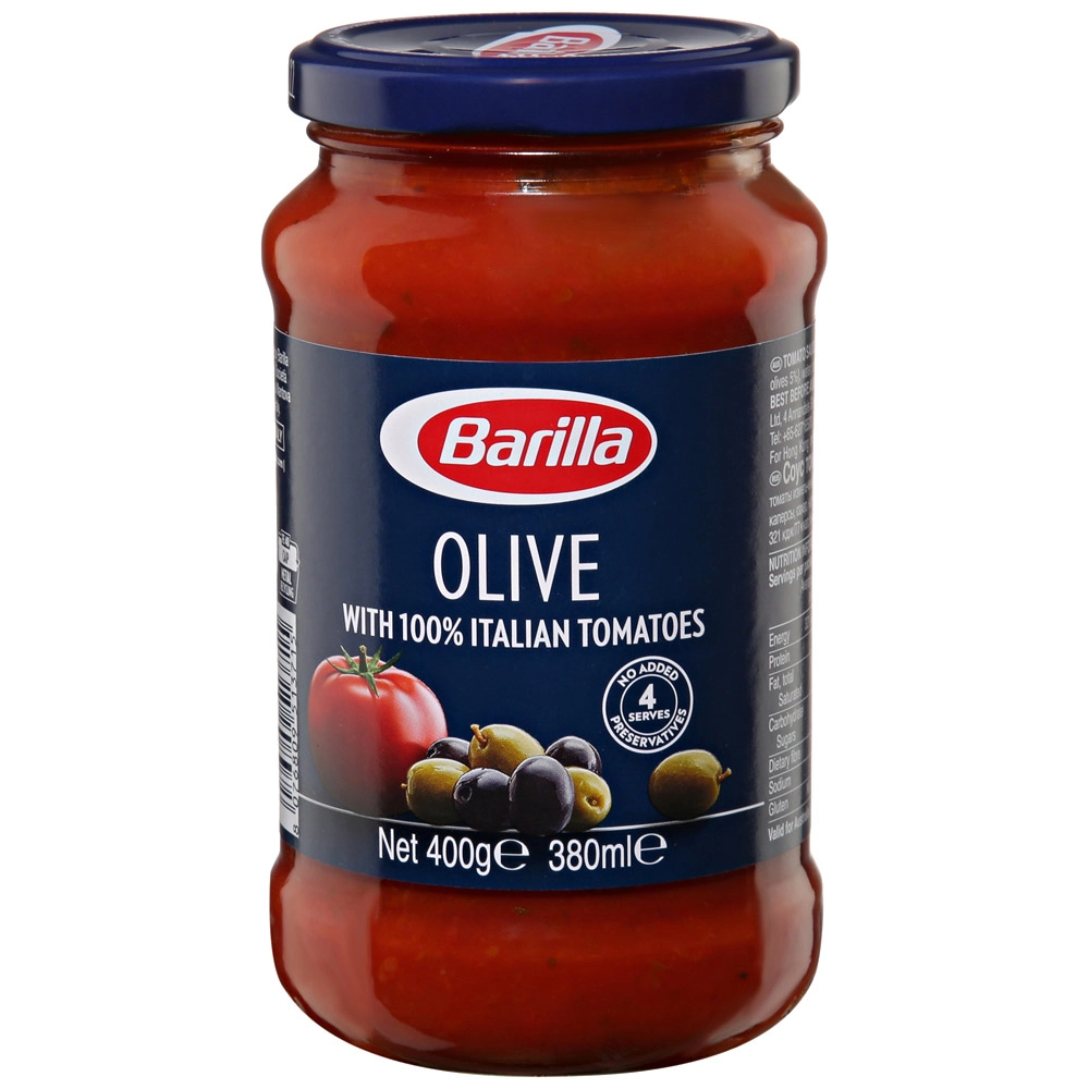 Соус Barilla Томатный с оливками 400г. Италия