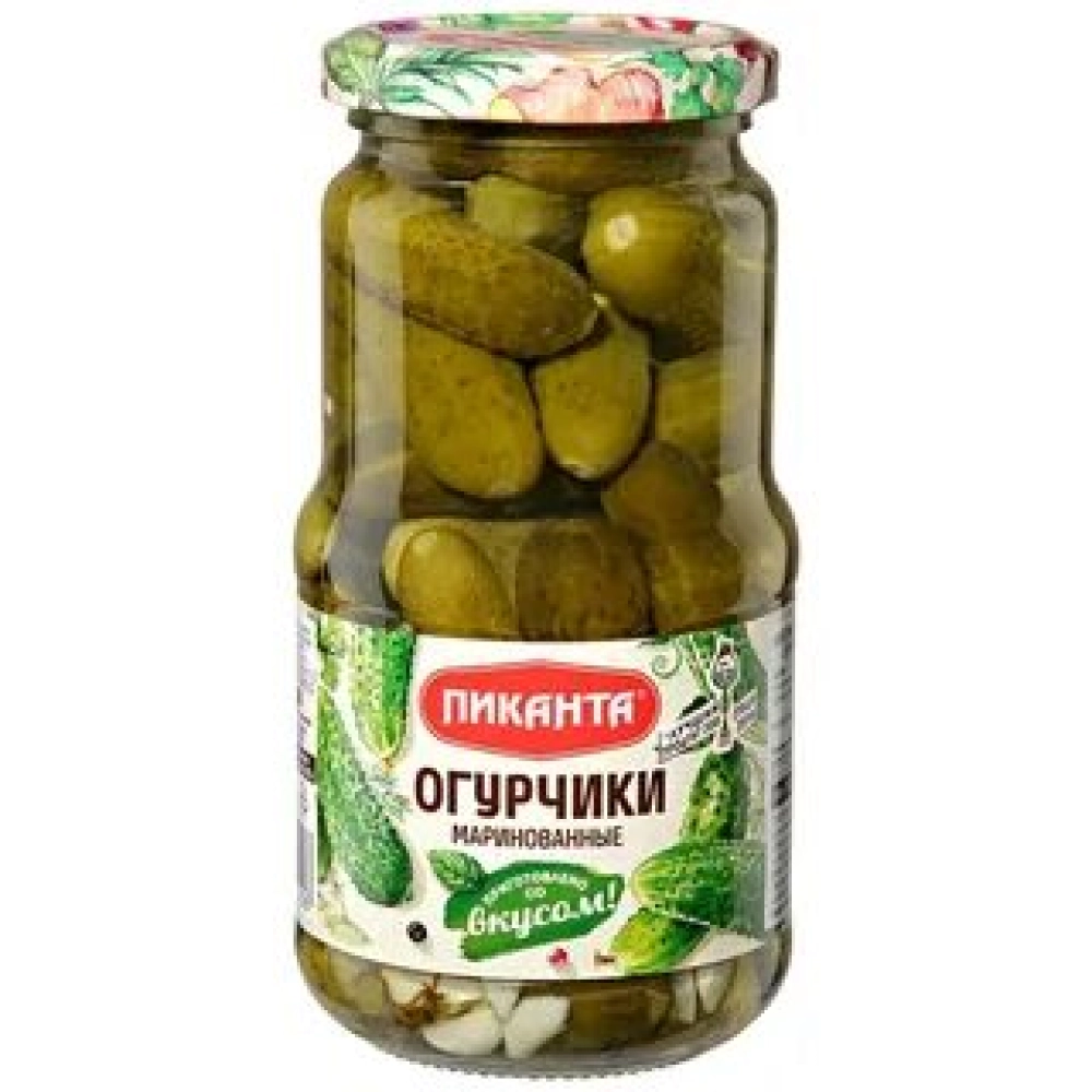 Огурчики Пиканта Маринованные, 520 г
