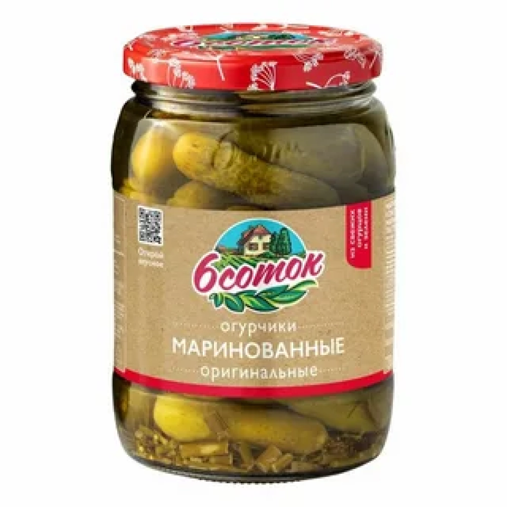 Огурцы марин. оригин. ШЕСТЬ СОТОК 720мл маяк