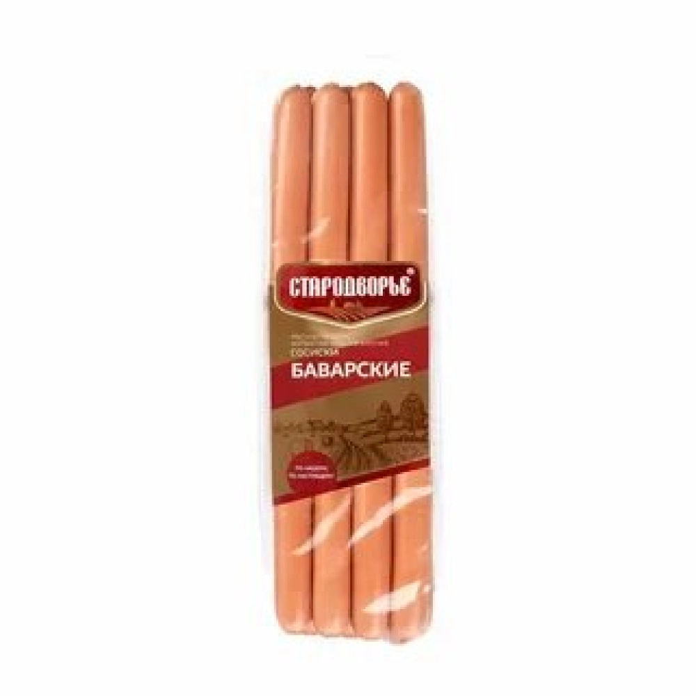 Сосиски БАВАРСКИЕ 0,35 СТАРОДВОРЬЕ