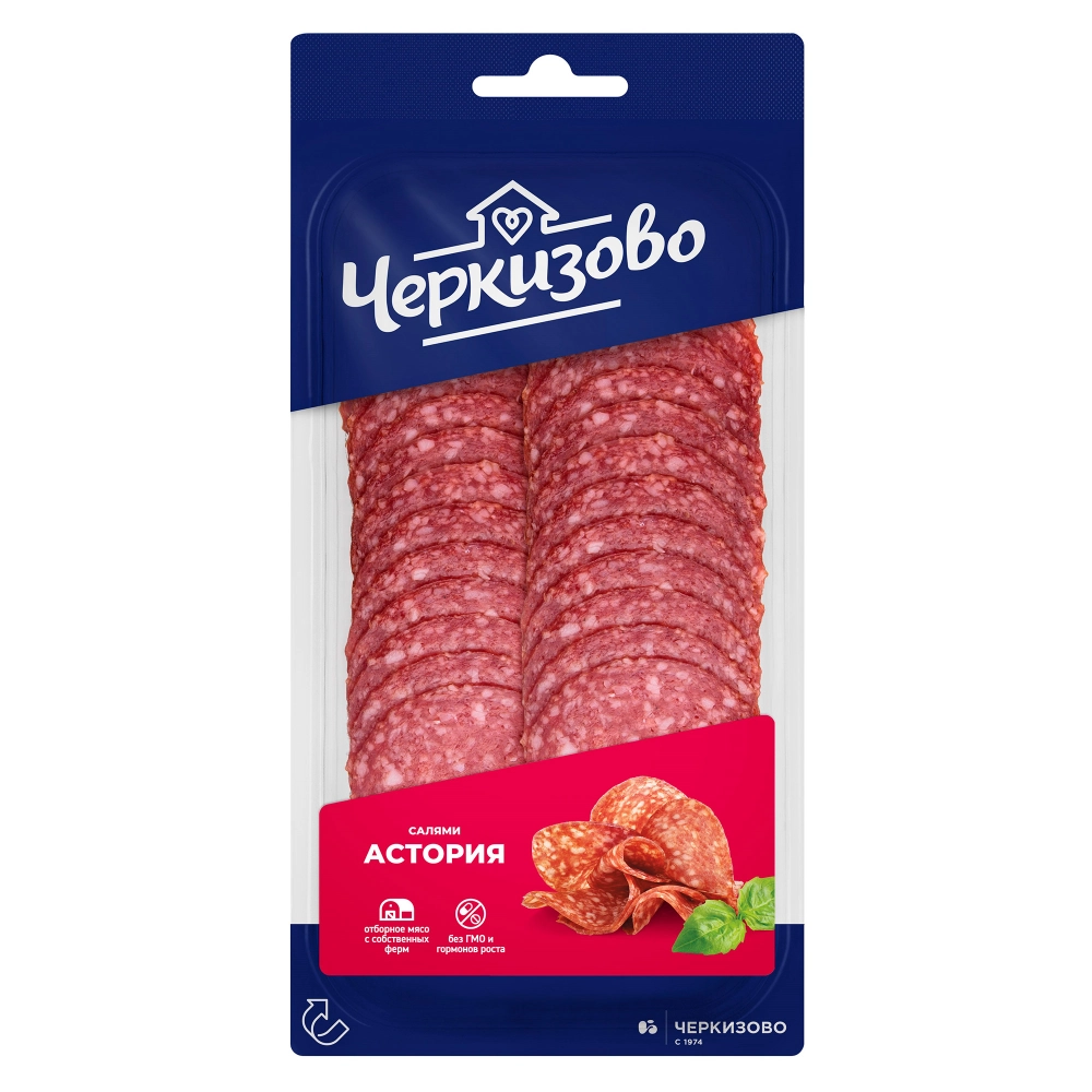 Колбаса Салями Астория нарезка 0,085гр черкизово
