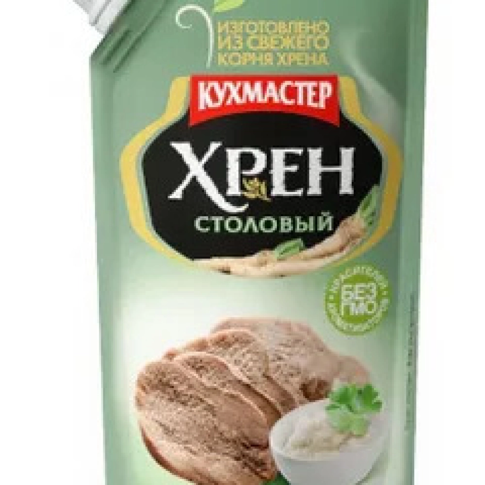 Хрен столовый 140гр.Кухмастер дой-пак