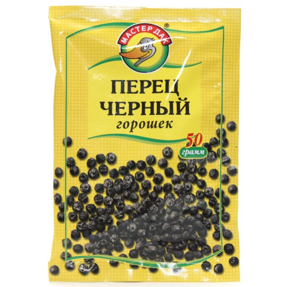 Перец черный горошек МАСТЕР ДАК 50г