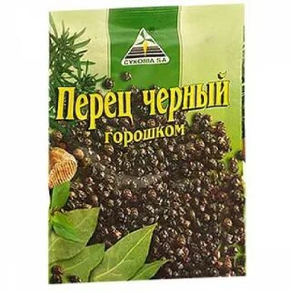 ПЕРЕЦ ЧЕРНЫЙ ГОРОШЕК 20 Г ПРИПРАВА 