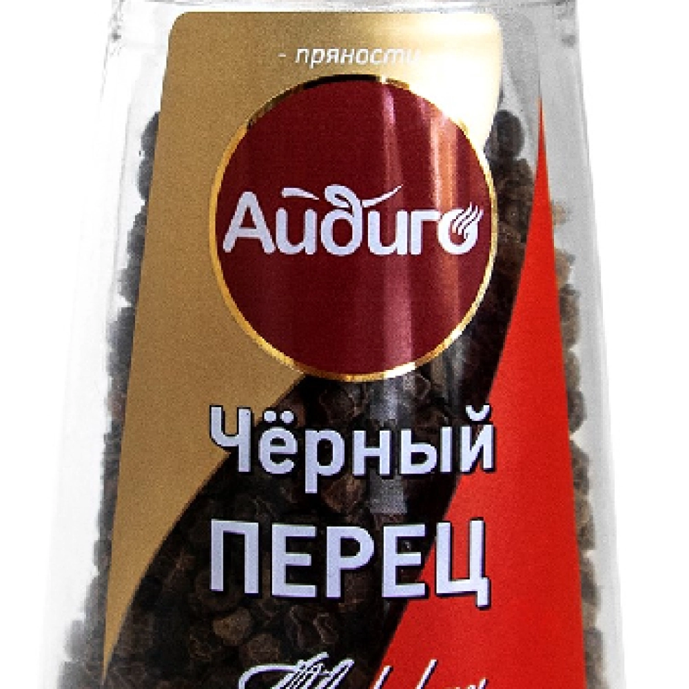 Айдиго-мельница черный перец горошек, 65гр